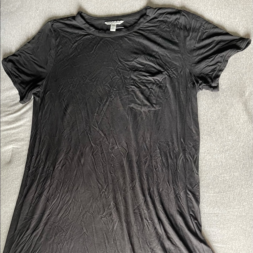 American Eagle black t shirt dress